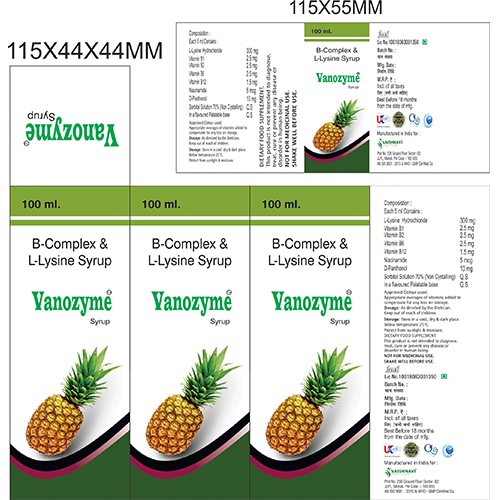 VANOZYME 100ml Syrup