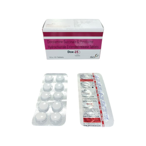 Doxylamine Succinate + Pyridoxine Hydrochloride (extended-release) with excipients