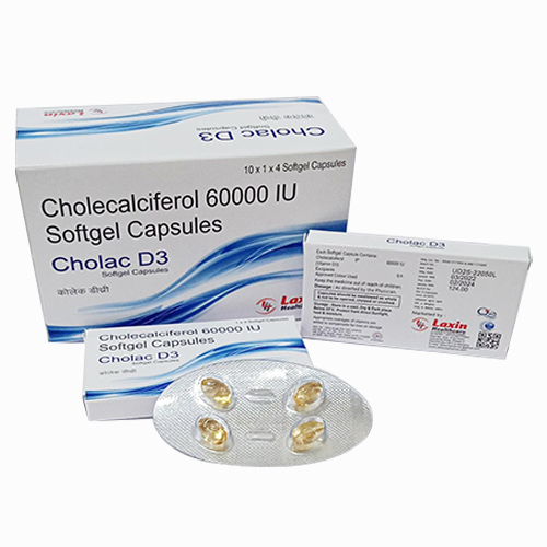 Cholac D3 Soft Gel Capsules