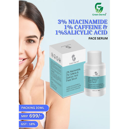 NIACINAMIDE+ CAFFEINE + SALICYLIC ACID FACE SERUM