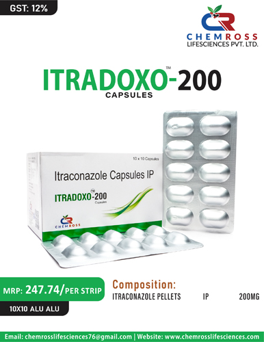 ITRADOXO-200 CAPSULES (10*10)