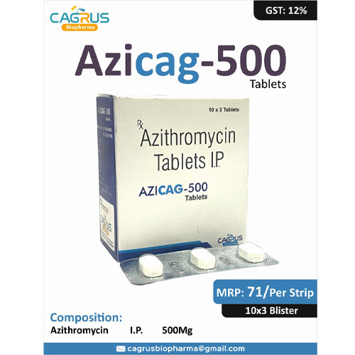 AZICAG-500 TABLETS