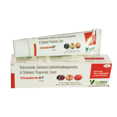 Ketoconazole + Gentamicin + lodochlorhydroxyquinoline + Clobetasol + Propionate Cream