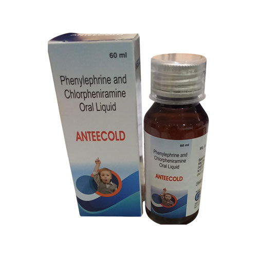 Paracetamol 250 mg + Phenylephrine HCl 5 mg + Chlorpheniramine Maleate 2 mg Suspension