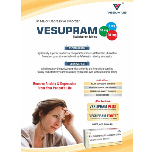 VESUPRAM-5,10,20mg Tablets