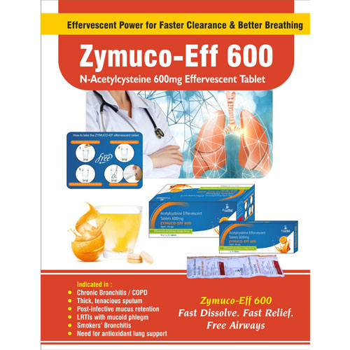 Zymuco-Eff 600 Tablets