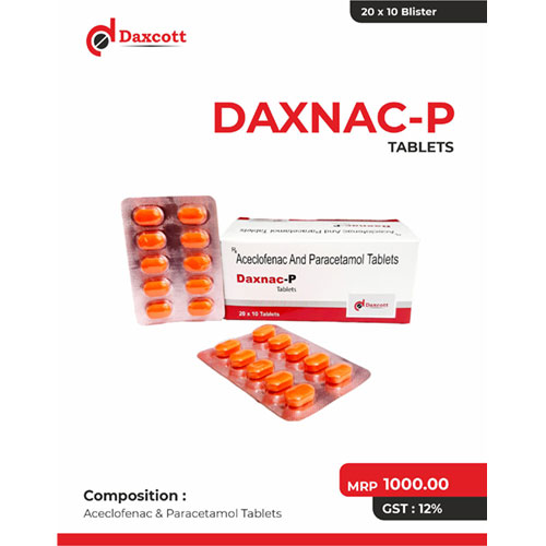 DAXNAC-P TABLETS (20*10 Blister)