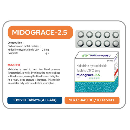 MIDOGRACE-2.5 TABLETS