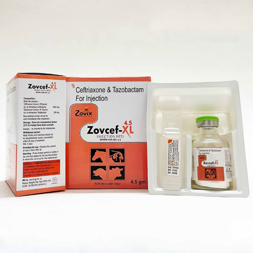 ZOVCEF(TM)-XL 4.5gm Injections