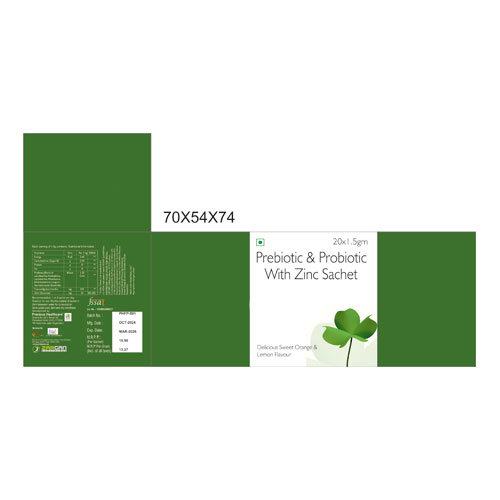 Pre-Probiotics With Cranberry Extract Sachets