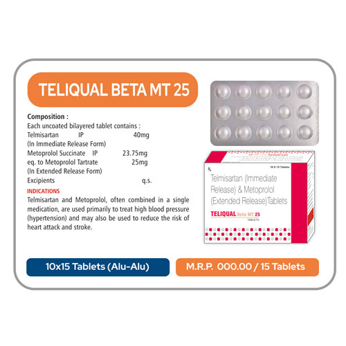 TELIQUAL BETA MT-25 TABLETS (10*15)