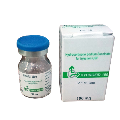 Hydrocortisone Sodium Succinate 100mg USP for Injection 