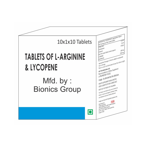 L-ARGININE + LYCOPENE Tablets