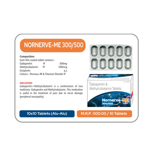 NORNERVE ME-300/500 TABLETS