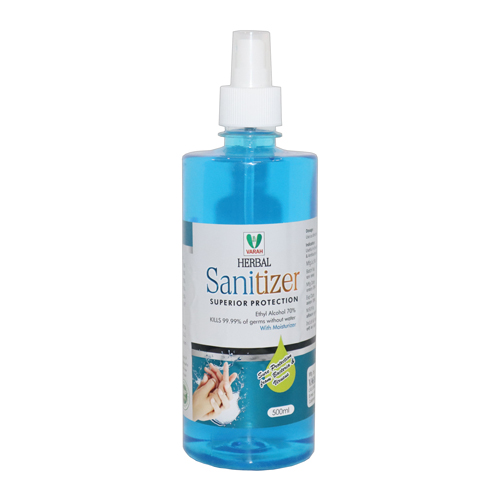 Azadirachta Indica 1%+ Vetiveria Zizanlodes 2%+ Anacyclus pyrethrum 2% 500ml Hand Sanitizer