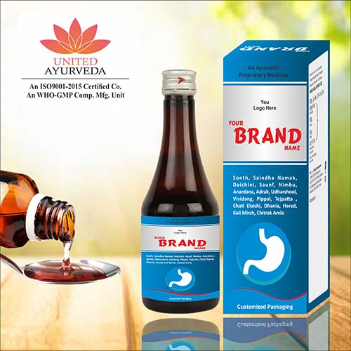 Sonth +Saindha Namak +Daichini +Sounf +Nimbu Anardana +Adarak Udharshool+Vividang+ Pippal Syrup