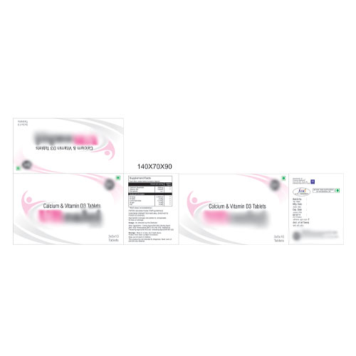 Calcium + Vitamin D3 Tablets