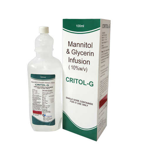 Mannitol 10gm + glycerin 10gm Infusion