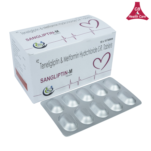 Teneligliptin 500mg + Metformin Hcl (S.R.) 20mg Tablets