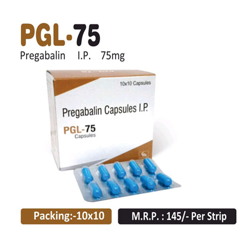 Pregabalin Substained Release 75mg Capsules