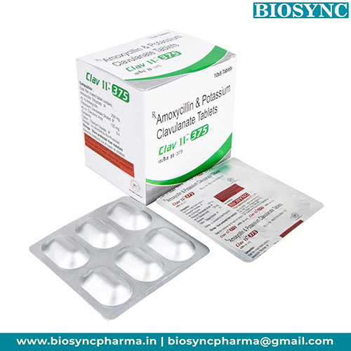 CLAV-II 375 TABLETS