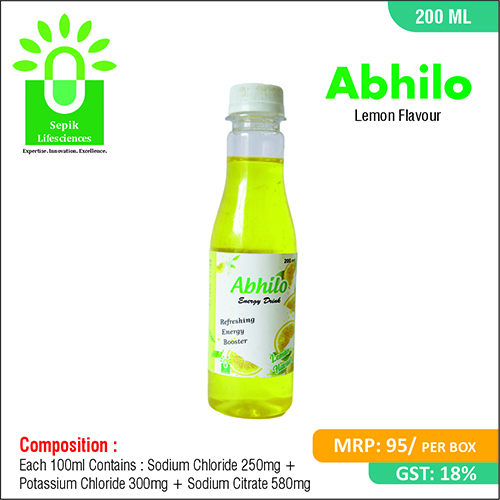 ABHILO LEMON FLAVOUR Energy Drink Liquid