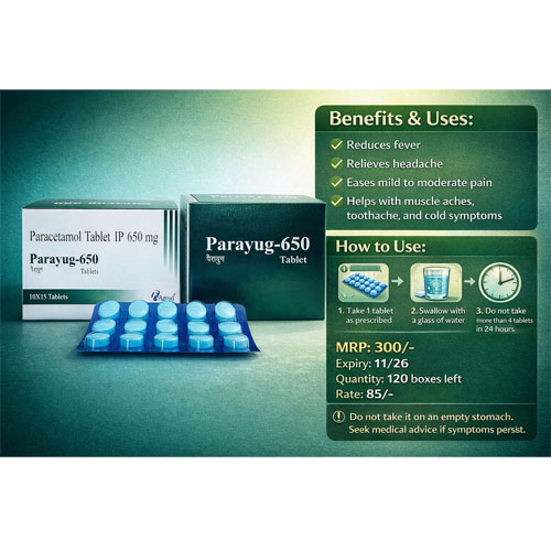 PARAYUG-650 TABLETS