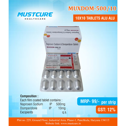 MUXDOM-500/10 TABLETS