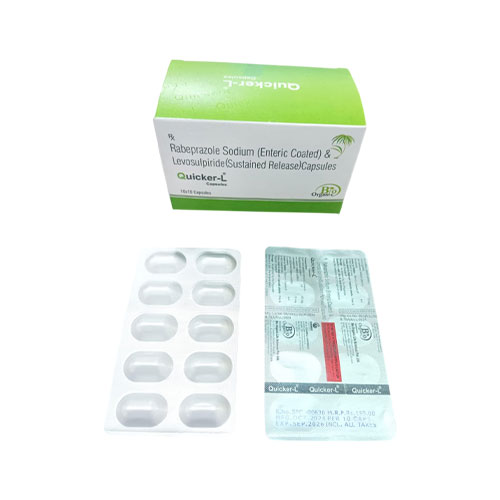 Rabeprazole 20mg + Levosulpiride 75mg Capsules