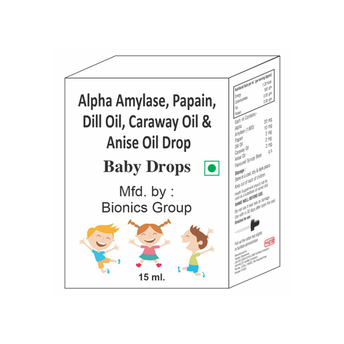 ALPHA AMYLASE + PAPAIN + DILL OIL + CARAWAY OIL + ANISE OIL Drops