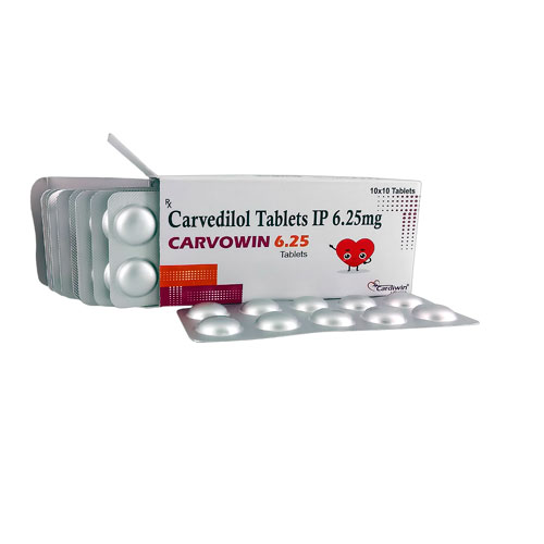 Carvedilol 6.25Mg Tablets