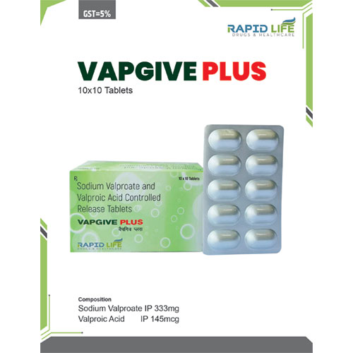Sodium valproate + valproic acid controlled release Tablets