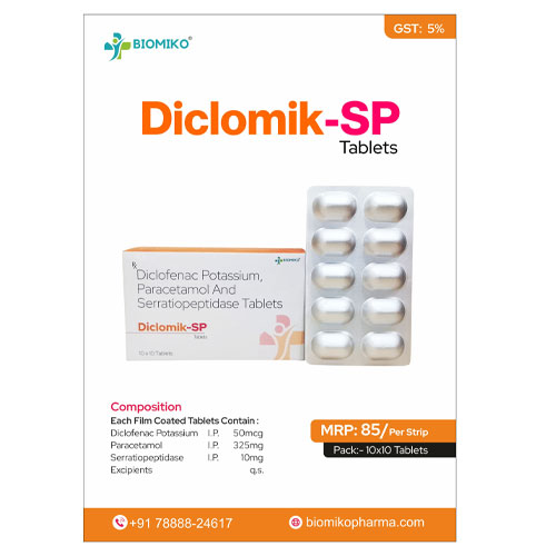 Diclomik-SP Tablets