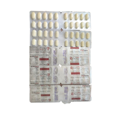 NIMESULIDE 100MG BP + PARACETAMOL 325MG IP TABLETS