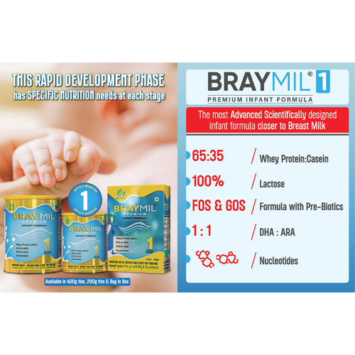 Braymil-1 Premium (Infant Formula) Baby Milk Powder