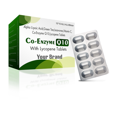 Alpha Lipoic Acid + Green Tea + Isovones + Vitamin C + Co-Enzyme Q10 + Lycopene Tablets
