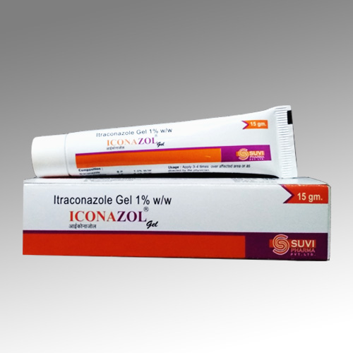 Itraconazole gel 1.0 w/w