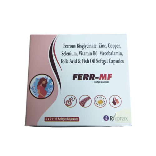 Ferrous Bisglycinate+ Zinc+ Copper+ Selenium+ Vitamin B6+ Mecobalamin+ Folic Acid and Fish Oil