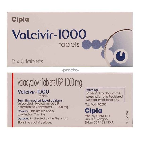 Valcivir 1000 Mg Tablets