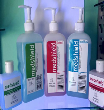MEDSHIELD ACTIVE HAND RUB Sanitizer