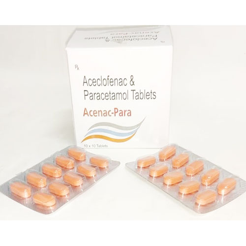 Aceclofenac I.P. 100mg + Paracetamol I.P. 325mg Tablets