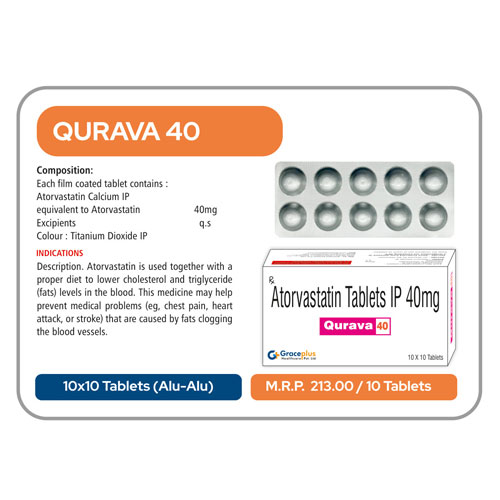QURAVA-40 TABLETS