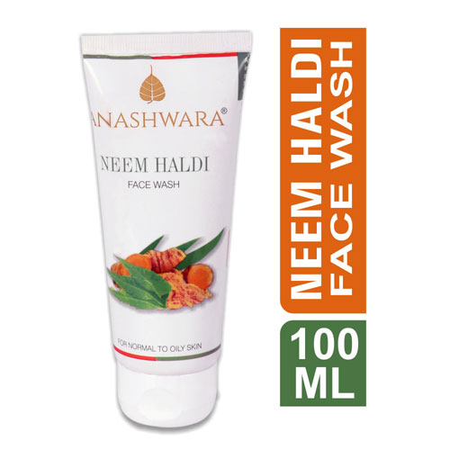 Bio Resurge Life Anashwara Neem Haldi Face Wash to remove pimples and acne (100 ml)