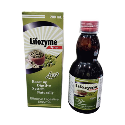 LIFOZYME SYRUP (ELAICHI FLAVOUR)