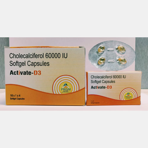 Activate-D3 Softgel Capsules