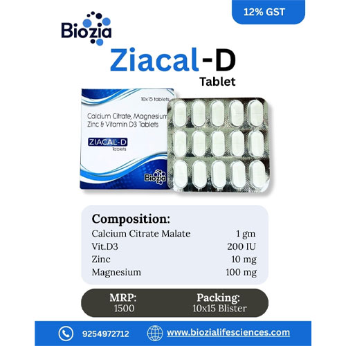  Ziacal-D Tablets