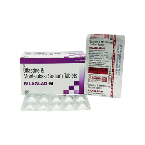 BILASTINE 20MG + MONTELUKAST IP 10 MG TABLETS