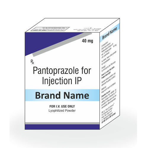 Pantoprazole Sodium IP Eq. to Pantoprazole 40mg Injection