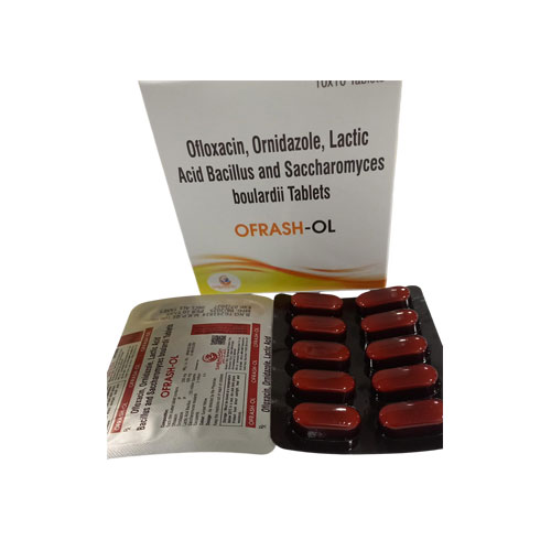 Ofloxacin + Ornidazole + Lactic Acid Bacillus + Saccharomyces boulardii Tablets