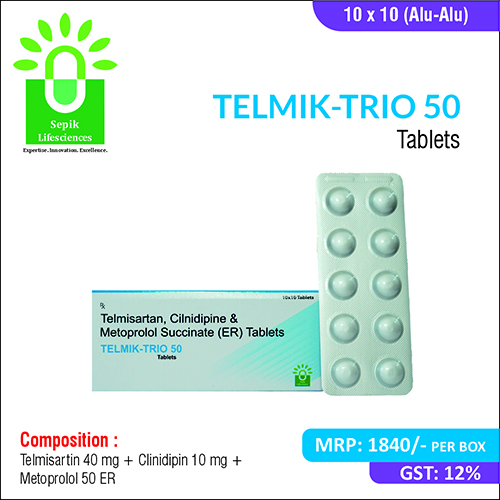 TELMIK-TRIO 50 Tablets